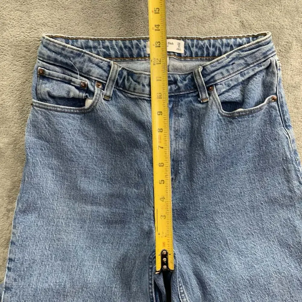 Abercrombie & Fitch The Vintage Flare High Rise Jeans 29/8R Curve Love Boho Y2K